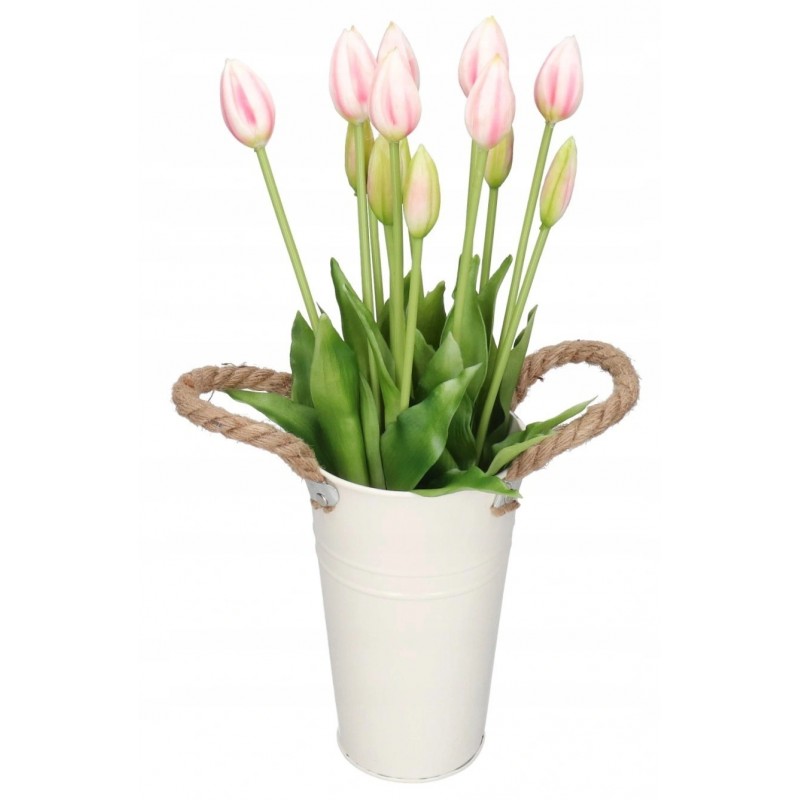 TULIPANY BUKIET TULIPANÓW GUMOWANE GUMOWE SILIKONOWE JAK ŻYWE 7SZT