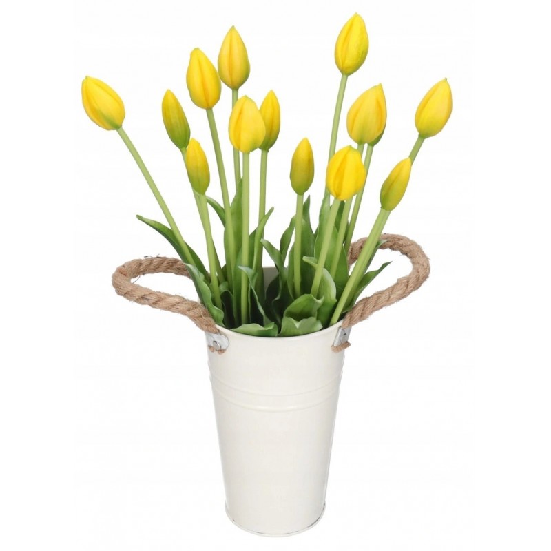 TULIPANY BUKIET TULIPANÓW GUMOWANE GUMOWE SILIKONOWE JAK ŻYWE 7SZT