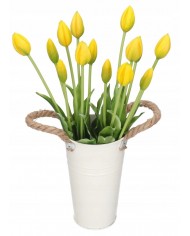 TULIPANY BUKIET TULIPANÓW GUMOWANE GUMOWE SILIKONOWE JAK ŻYWE 7SZT