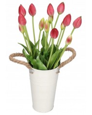 TULIPANY BUKIET TULIPANÓW GUMOWANE GUMOWE SILIKONOWE JAK ŻYWE 7SZT