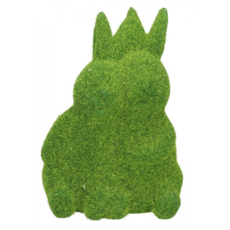 ZAJĄC ZAJĄCZKI CERAMICZNE WIELKANOCNE FLOKOWANE