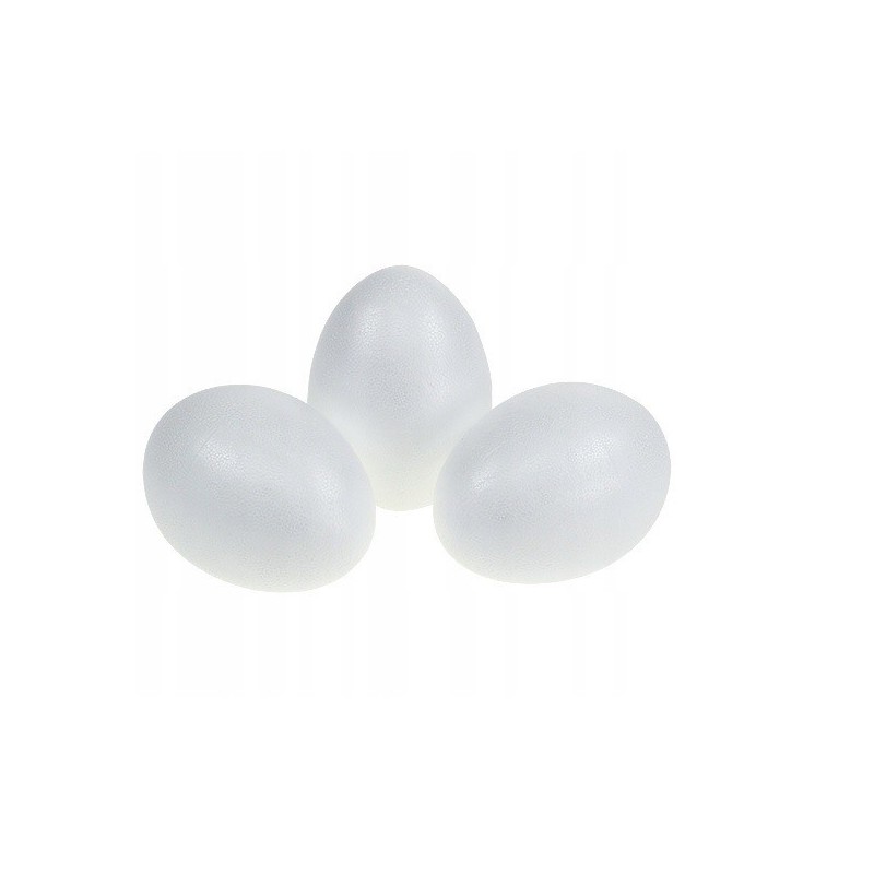 JAJKO JAJKA STYROPIANOWE 8CM 10SZT JAJO