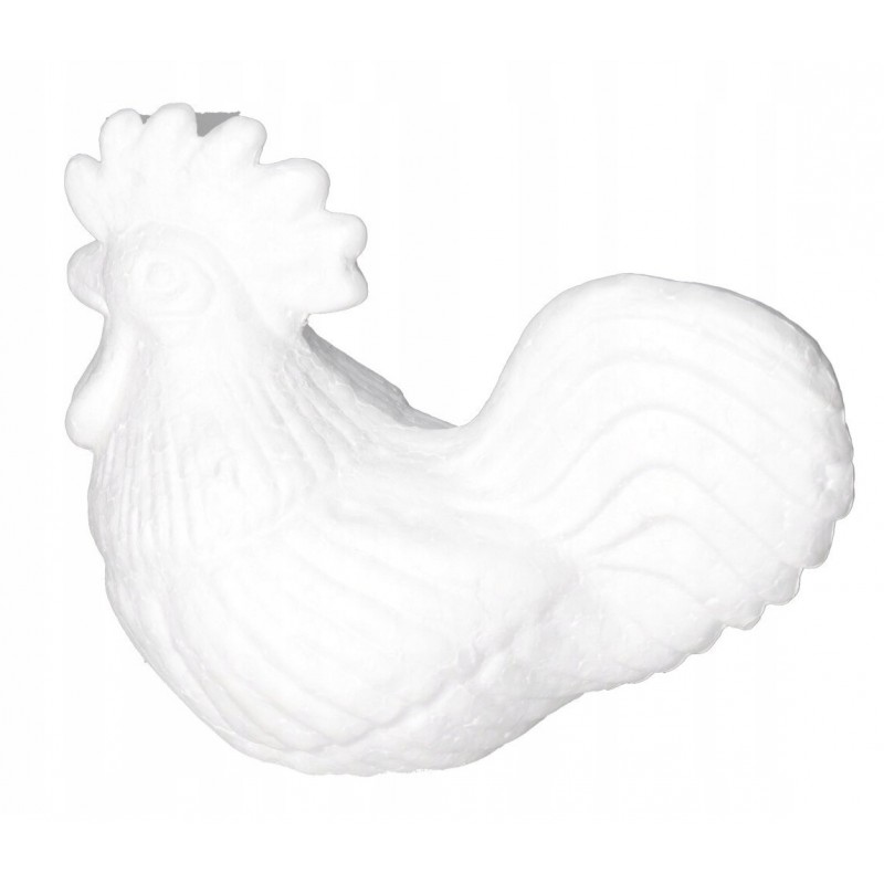 KOGUT STYROPIANOWY 1SZT 20CM FIGURKA WIELKANOC