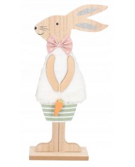 ZAJĄC ZAJĄCZEK WIELKANOCNY DREWNIANY DUŻY FIGURKA
