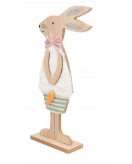 ZAJĄC ZAJĄCZEK WIELKANOCNY DREWNIANY DUŻY FIGURKA