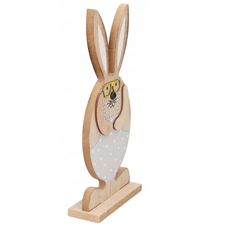ZAJĄC ZAJĄCZEK WIELKANOCNY DREWNIANY FIGURKA 25CM