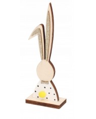 ZAJĄC ZAJĄCZEK WIELKANOCNY DREWNIANY FIGURKA 15CM