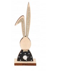 ZAJĄC ZAJĄCZEK WIELKANOCNY DREWNIANY FIGURKA 15CM