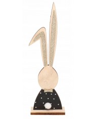 ZAJĄC ZAJĄCZEK WIELKANOCNY DREWNIANY FIGURKA 26CM