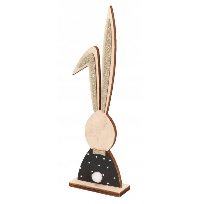 ZAJĄC ZAJĄCZEK WIELKANOCNY DREWNIANY FIGURKA 26CM