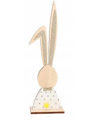 ZAJĄC ZAJĄCZEK WIELKANOCNY DREWNIANY FIGURKA 35CM