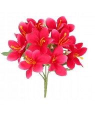LILIA LILIE BUKIET SZTUCZNE KWIATY ROŚLINY GAŁĄZKI 33CM