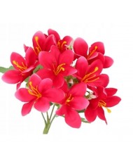 LILIA LILIE BUKIET SZTUCZNE KWIATY ROŚLINY GAŁĄZKI 33CM