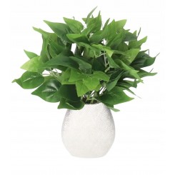 LIŚCIE BUKIET LIŚCI SZTUCZNA ROŚLINA 36CM 7GAŁ