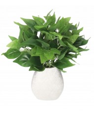 LIŚCIE BUKIET LIŚCI SZTUCZNA ROŚLINA 36CM 7GAŁ