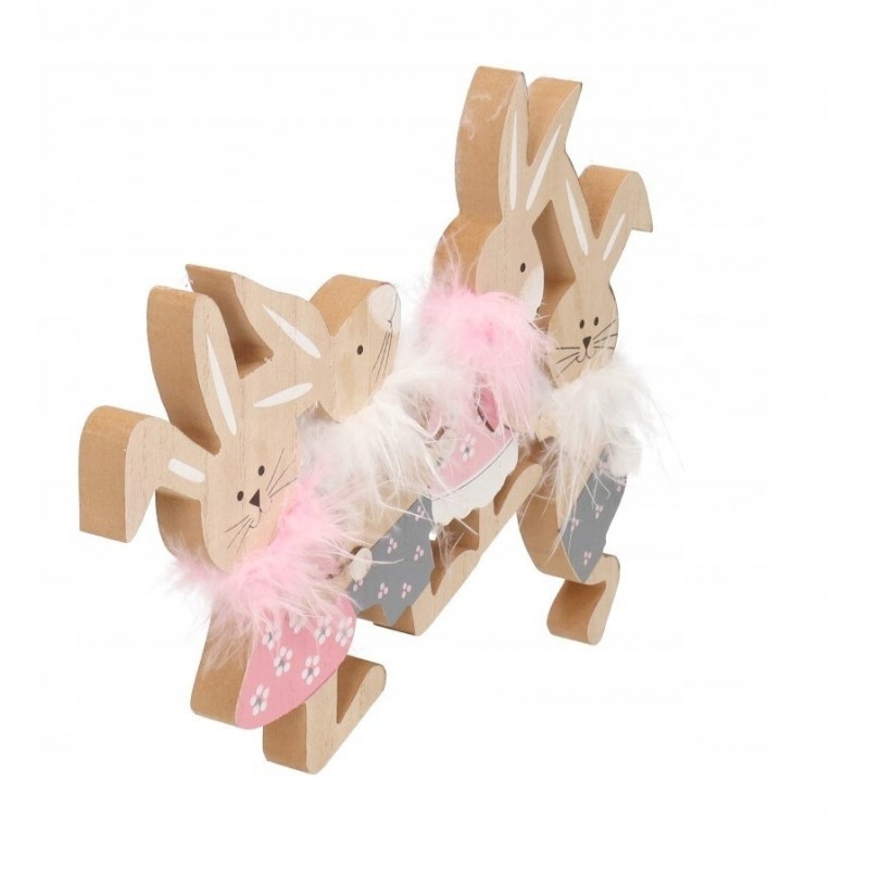 ZAJĄC ZAJĄCZEK WIELKANOCNY DREWNIANY ZAJĄCZKI