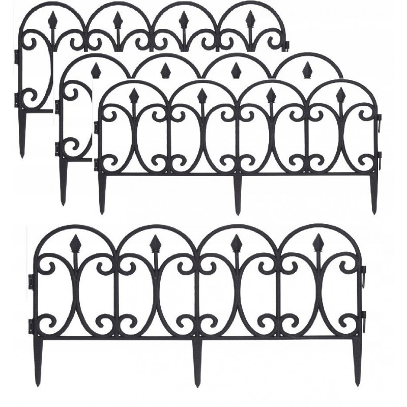 PŁOT PŁOTEK OGRODOWY PALISADA 4SZT 240CM OBRZEŻE