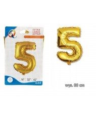 BALONY FOLIOWE CYFERKI BALON FOLIOWY CYFRA 4 80CM