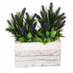 DONICZKA OSŁONKA DREWNIANA KORYTKO KORA BIAŁA 20CM