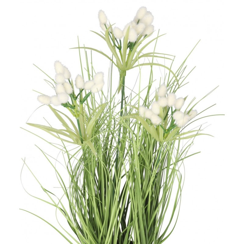 TRAWA W DONICZCE SZTUCZNA ROŚLINA KWIATY 45CM