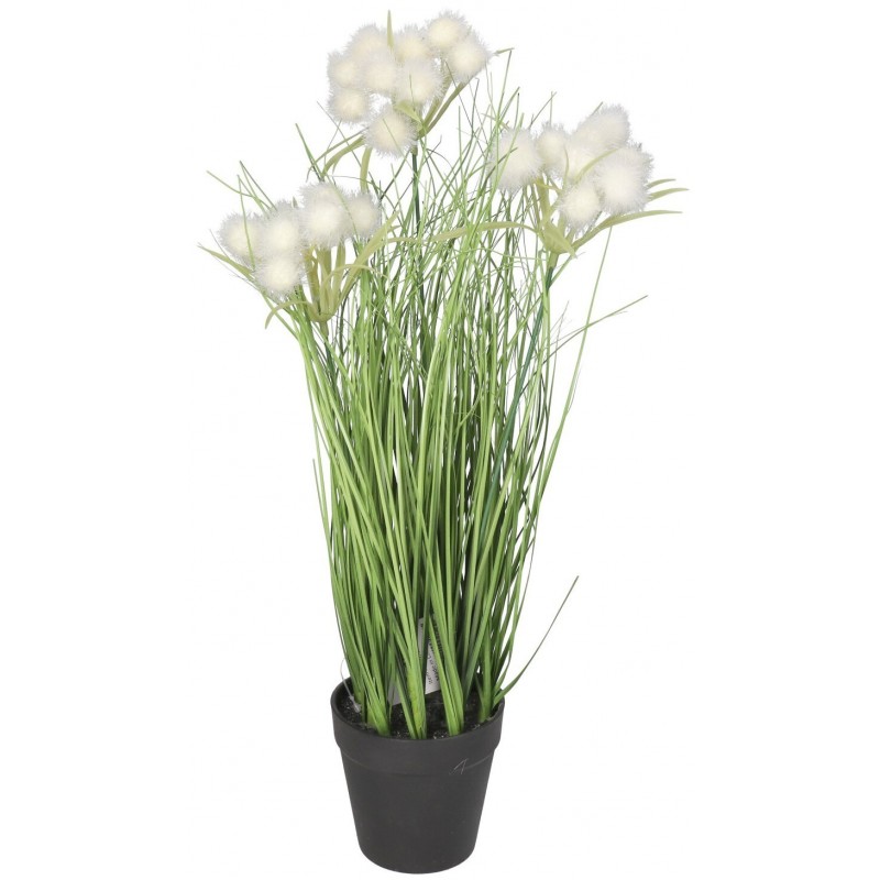 TRAWA W DONICZCE SZTUCZNA ROŚLINA KWIATY 45CM SZTUCZNA TRAWA