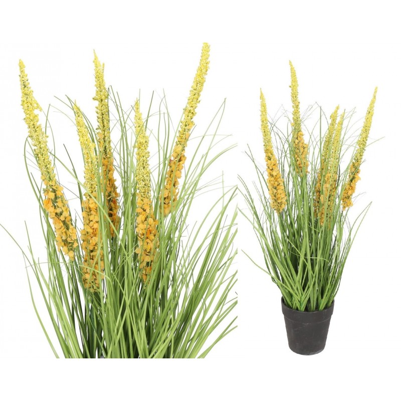 TRAWA SZTUCZNA ROŚLINA W DONICZCE SZTUCZNE KWIATY WRZOS