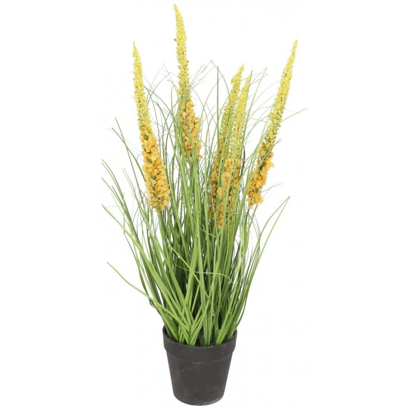 TRAWA SZTUCZNA ROŚLINA W DONICZCE SZTUCZNE KWIATY WRZOS