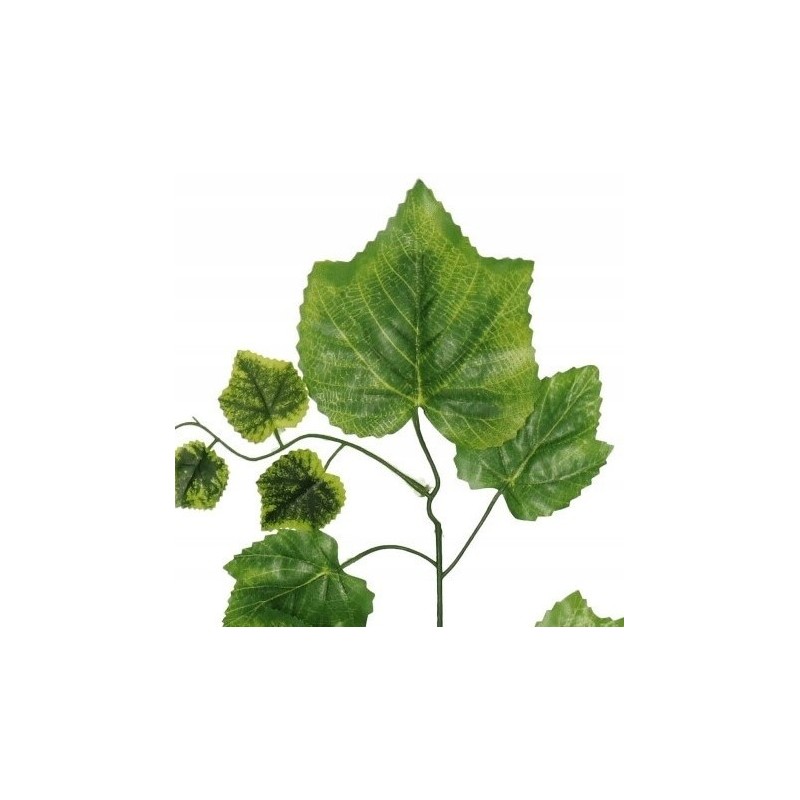 LIŚĆ SZTUCZNE LIŚCIE GAŁĄZKI NA STROIK 12SZT WINOGRONO