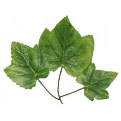 LIŚĆ SZTUCZNE LIŚCIE GAŁĄZKI NA STROIK 12SZT WINOGRONO