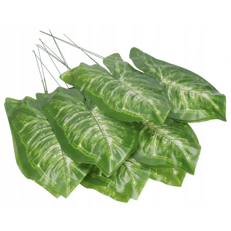 SZTUCZNE LIŚCIE GAŁĄZKI NA STROIK 12SZT 44CM