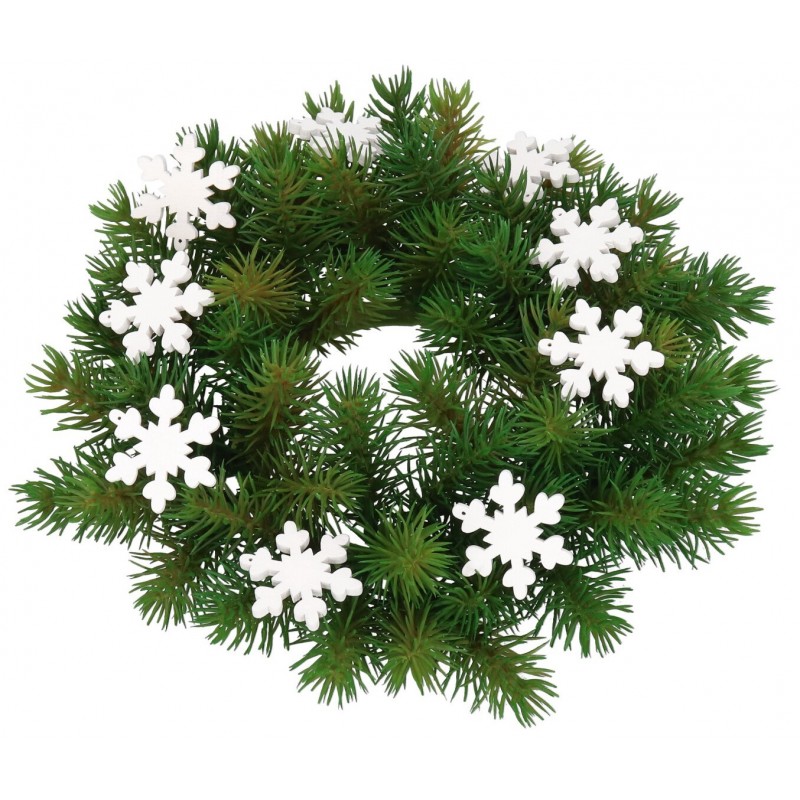 Śnieżynki gwiazdki drewniane do dekoracji 20szt 4 cm