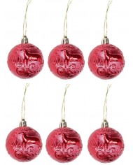 BOMBKI PLASTIKOWE NA CHOINKĘ DUŻY ZESTAW 25SZT