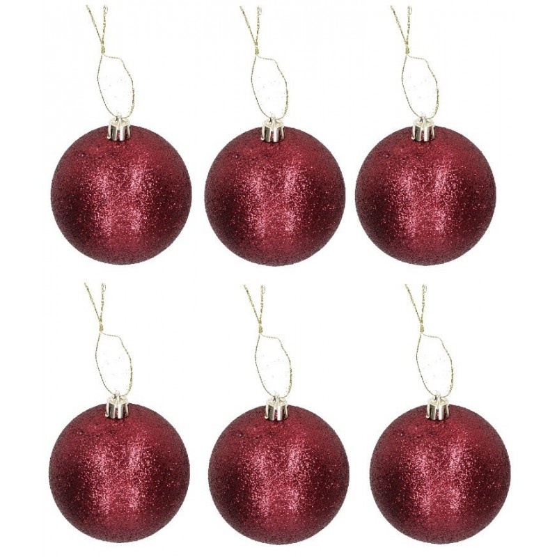 BOMBKI PLASTIKOWE NA CHOINKĘ DUŻY ZESTAW 25SZT