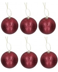 BOMBKI PLASTIKOWE NA CHOINKĘ DUŻY ZESTAW 25SZT