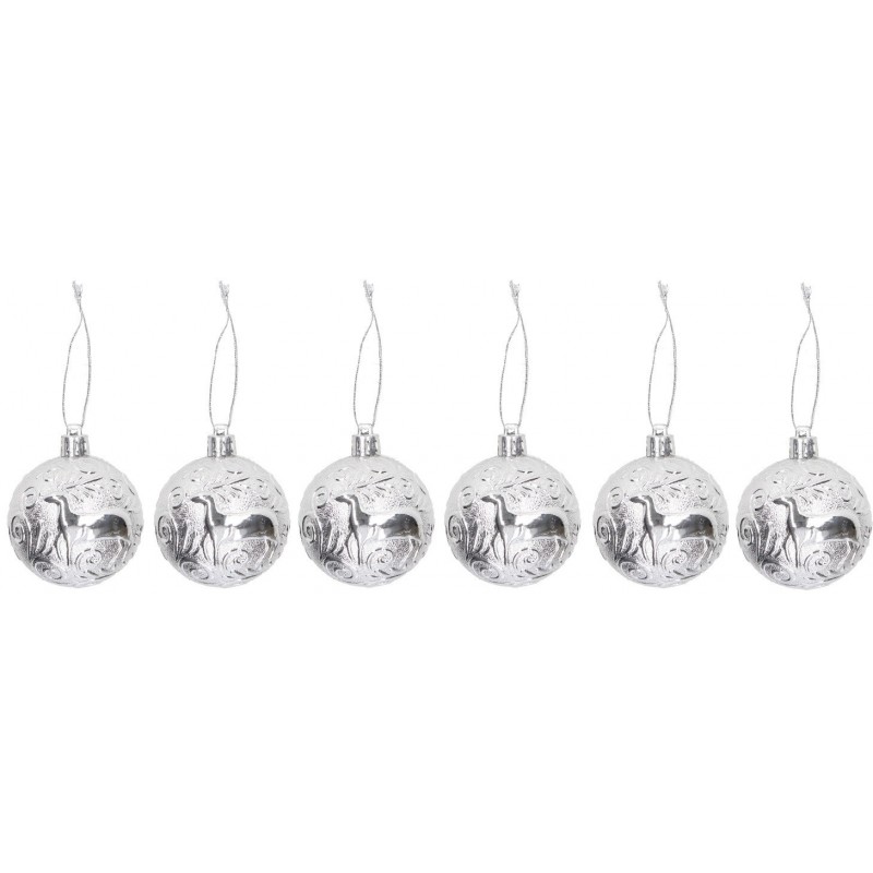 BOMBKI PLASTIKOWE NA CHOINKĘ DUŻY ZESTAW 25SZT