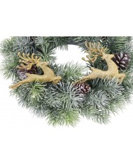 RENIFER ZAWIESZKA BOMBKI NA CHOINKĘ STROIK 2SZT