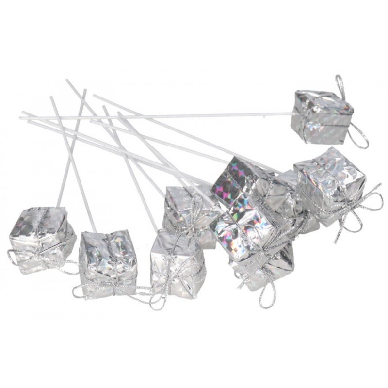 PREZENCIKI NA DRUCIKU 12SZT OZDOBA STROIK