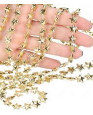 GIRLANDA ŚWIĄTECZNA ŁAŃCUCH NA CHOINKĘ GWIAZDKI