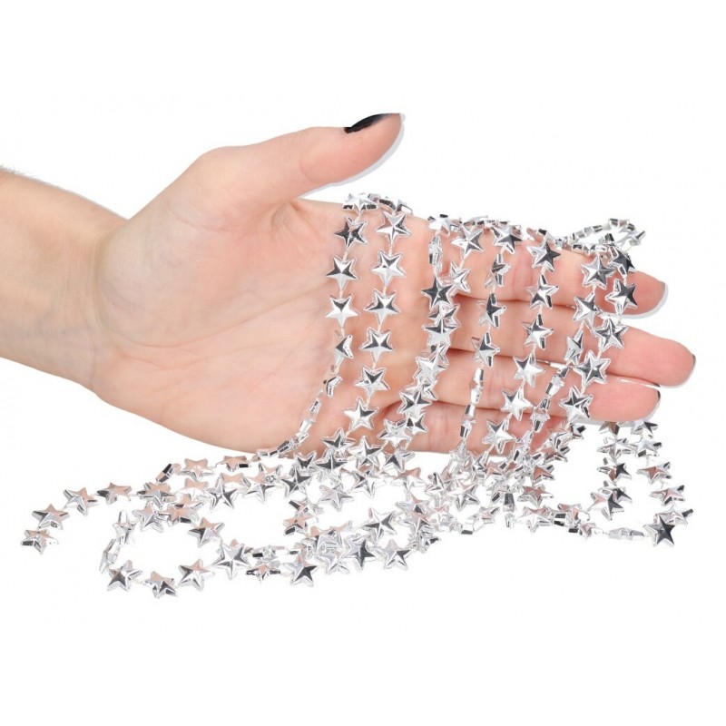 GIRLANDA ŚWIĄTECZNA ŁAŃCUCH NA CHOINKĘ GWIAZDKI