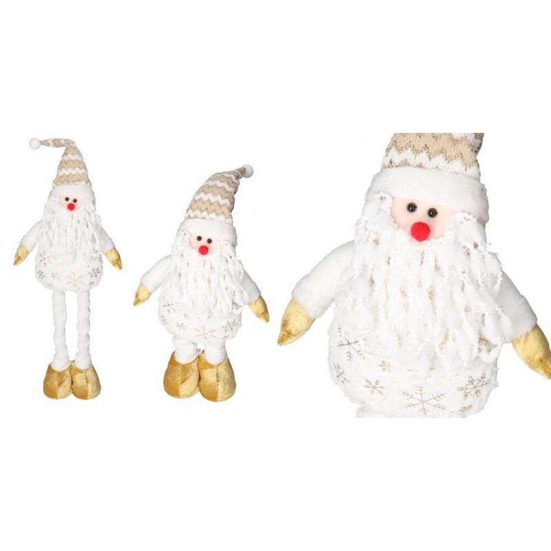 SKRZAT MIKOŁAJ ŚWIĄTECZNY TELESKOPOWY DUŻY 60CM FIGURKA