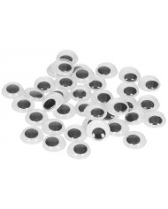 OCZY SAMOPRZYLEPNE 12MM 80SZT OZDOBA