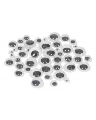 OCZY SAMOPRZYLEPNE 12MM 80SZT OZDOBA