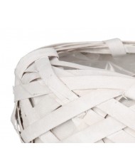 DONICZKA OSŁONKA WIKLINOWA DONICZKA NA KWIATY 15CM PODKŁAD