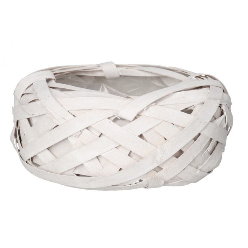 DONICZKA OSŁONKA WIKLINOWA DONICZKA NA KWIATY 15CM PODKŁAD