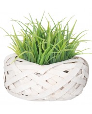 DONICZKA OSŁONKA WIKLINOWA DONICZKA NA KWIATY 15CM PODKŁAD