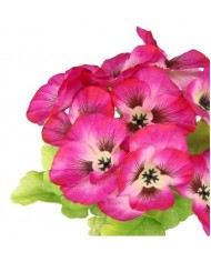 BRATKI BUKIET BRATKÓW GĘSTY DUŻY SZTUCZNE KWIATY 28CM