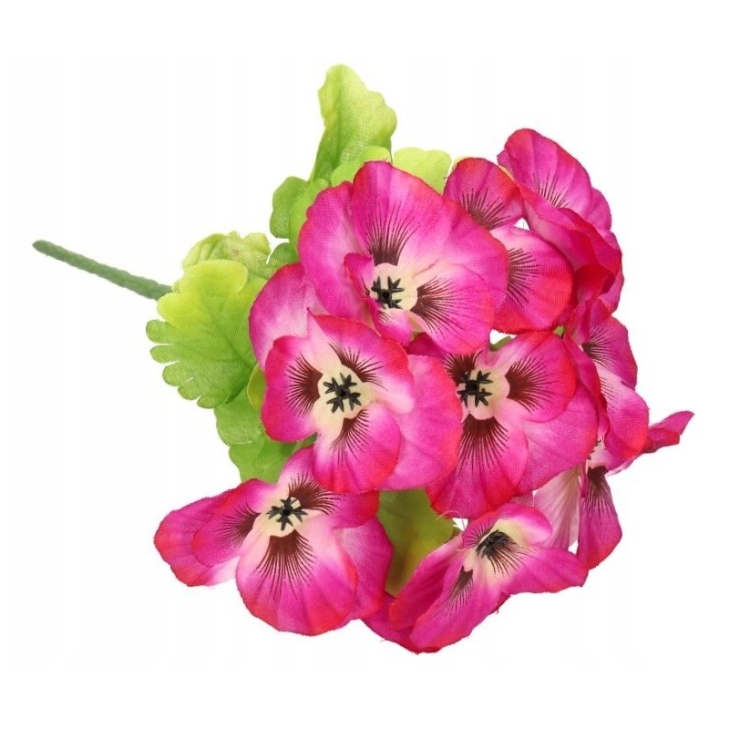 BRATKI BUKIET BRATKÓW GĘSTY DUŻY SZTUCZNE KWIATY 28CM