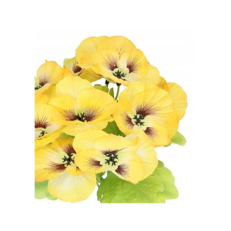 BRATKI BUKIET BRATKÓW GĘSTY DUŻY SZTUCZNE KWIATY 28CM