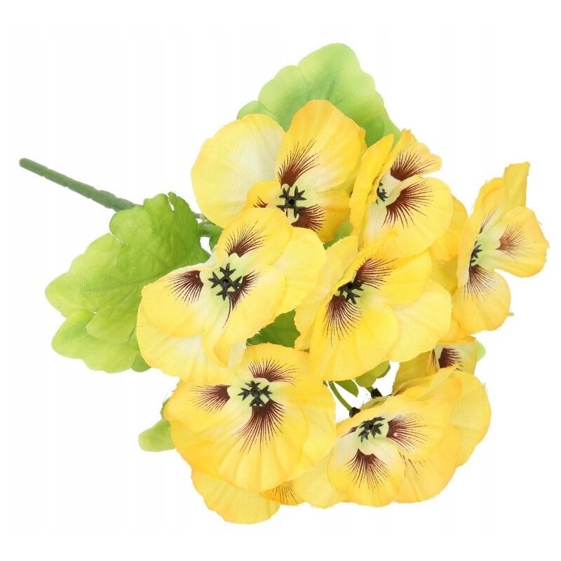 BRATKI BUKIET BRATKÓW GĘSTY DUŻY SZTUCZNE KWIATY 28CM