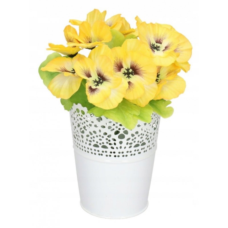 BRATKI BUKIET BRATKÓW GĘSTY DUŻY SZTUCZNE KWIATY 28CM